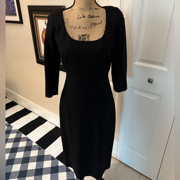 Classiques Entier Elegant Black Midi Dress - Picture 1 of 7